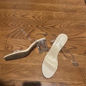Clear Ankle Strap Sandals